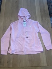 Nike Girls Zip Up Pink Hoodie Size XL DC7662-690