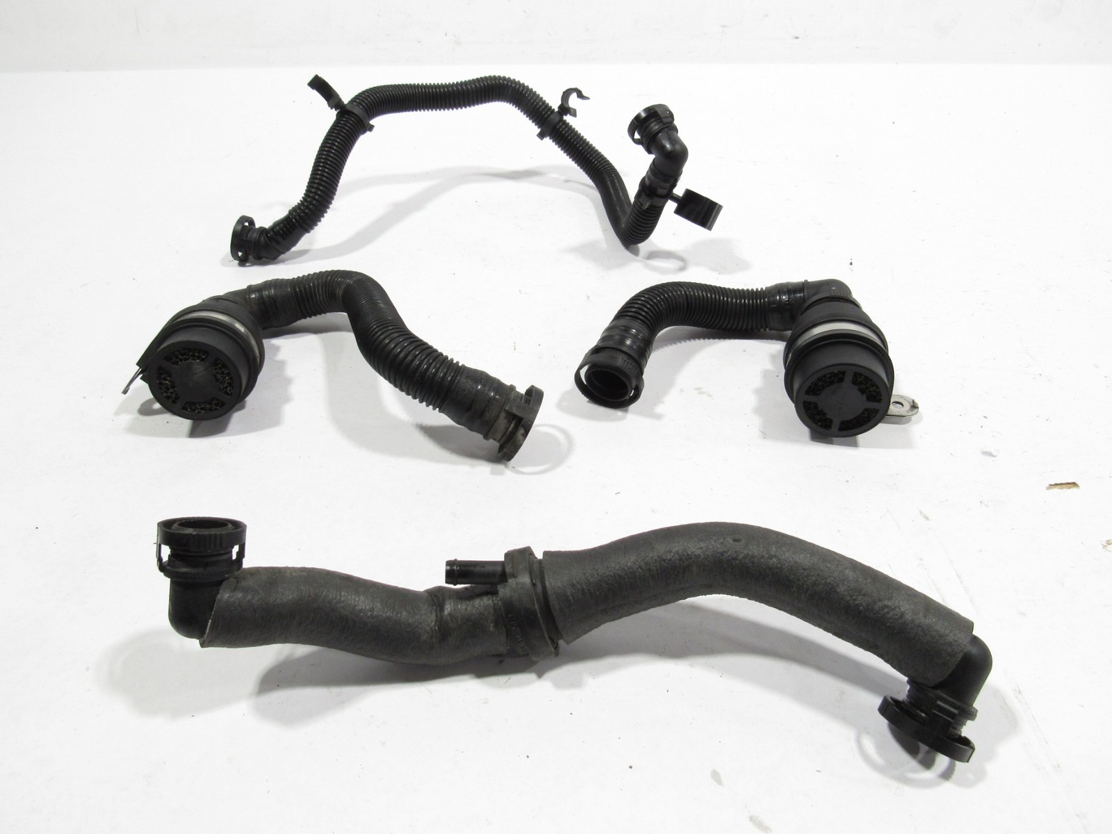 12-18 Bentley Continental GT W12 2015 Breather Hose Pipe Tube Set 4 Pcs |:A