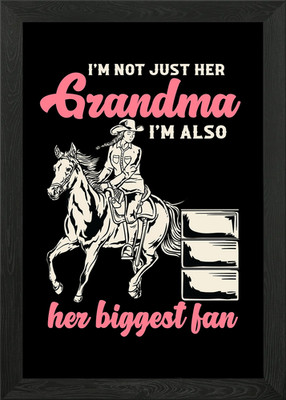 Im Not Just Her Grandma Gerahmtes Wandbild Poster Leinwanddruck Bild