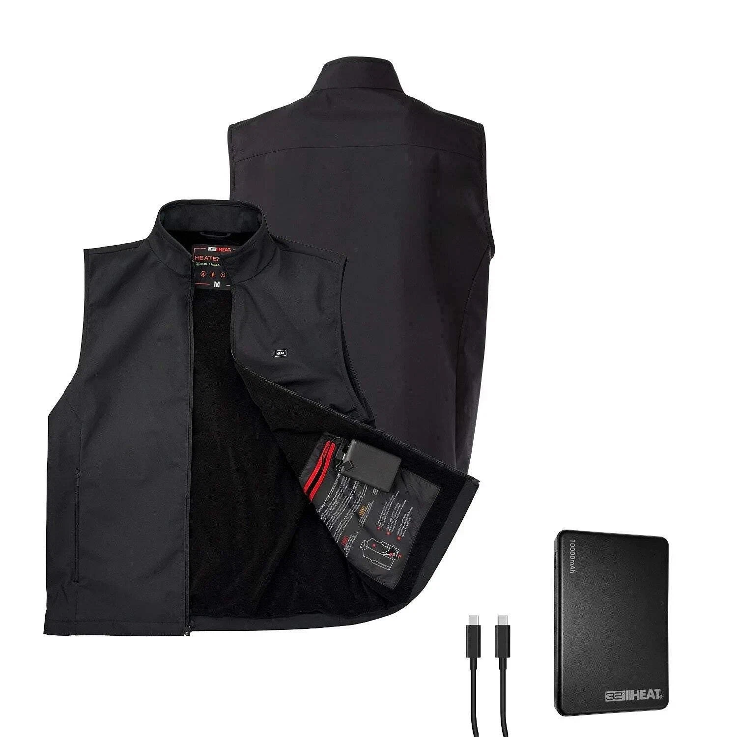 Cosco 32 Degrees Rechargeable Heated Vest 1872100 Black X-Large