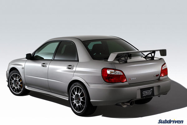 Kakumei JDM S203 Style Spoiler FRP Wing Subaru Impreza STI