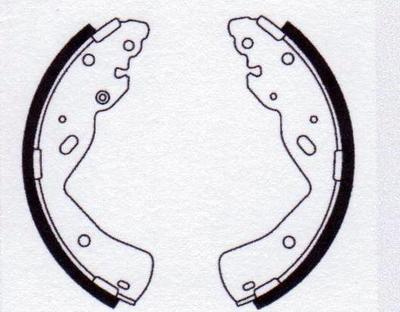 Rear Brake Shoes to Fit: Ford Ranger 2,5D, TD 2WD 02-06 | eBay UK