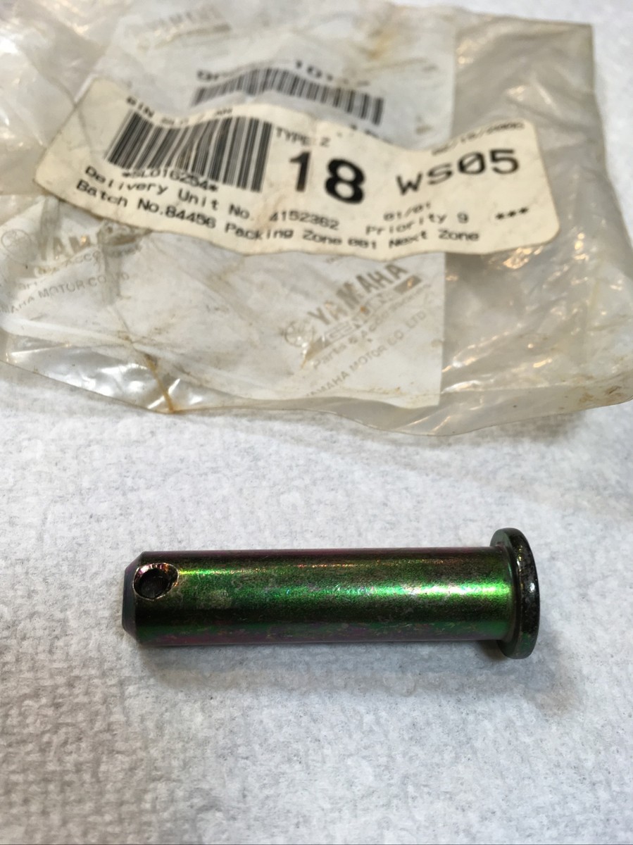 NOS OEM Yamaha Stand-Footrest Clevis Pin 1987-2005 Z80 TTR125 NOS OEM Yamaha Stand-Footrest Clevis Pin 1987-2005 Z80 TTR125