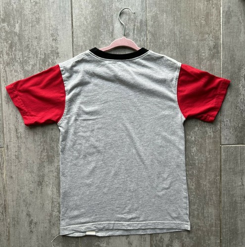 WES AND WILLY Boys Youth Gray Red Rock & Roll Tee Graphic T-Shirt Vintage 7 - Picture 5 of 7