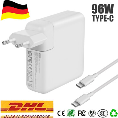 96W USB C Ladegerät Netzteil für MacBook Pro 16 15 14 13 Zoll/Air 2020 2019 2018