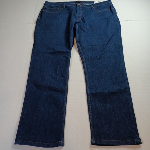 Alfani Jeans Men's Size 40x32 Blue Straight Leg David Rinse Cotton Blend - Picture 3 of 7