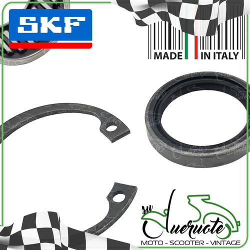 KIT CUSCINETTI FORCELLA TAMBURO RUOTA ANTERIORE VESPA PX 125 150 200 ARCOBALENO - Foto 3 di 3