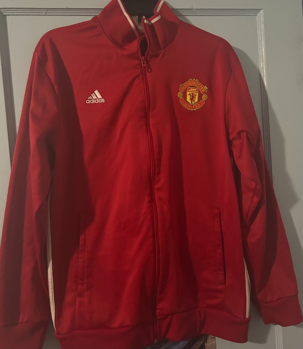 Adidas Manchester United full zip track sweater large | eBay