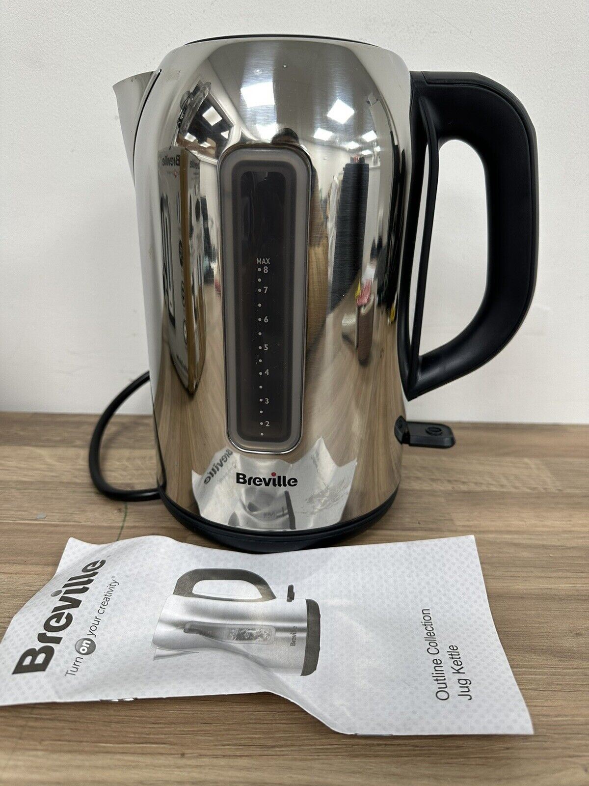 Breville Kettle Kitchen Illuminated Jug Electric Boiler Stainless