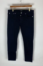 A. PC. Petit New Standard Black Stretch Denim Jeans Mens Size 32
