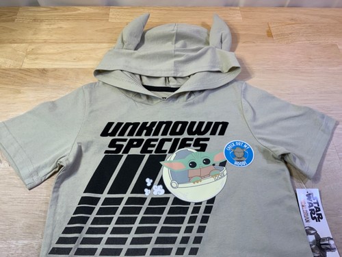 New Boy's Star Wars/Mandalorian Hooded Short Set with Grogu —Nice Looking!!* - Picture 5 of 5