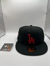 New Era Los Angeles Dodgers 40th Anniversary Tupac AUX Vol 2 Hat Club Red 7 1/8