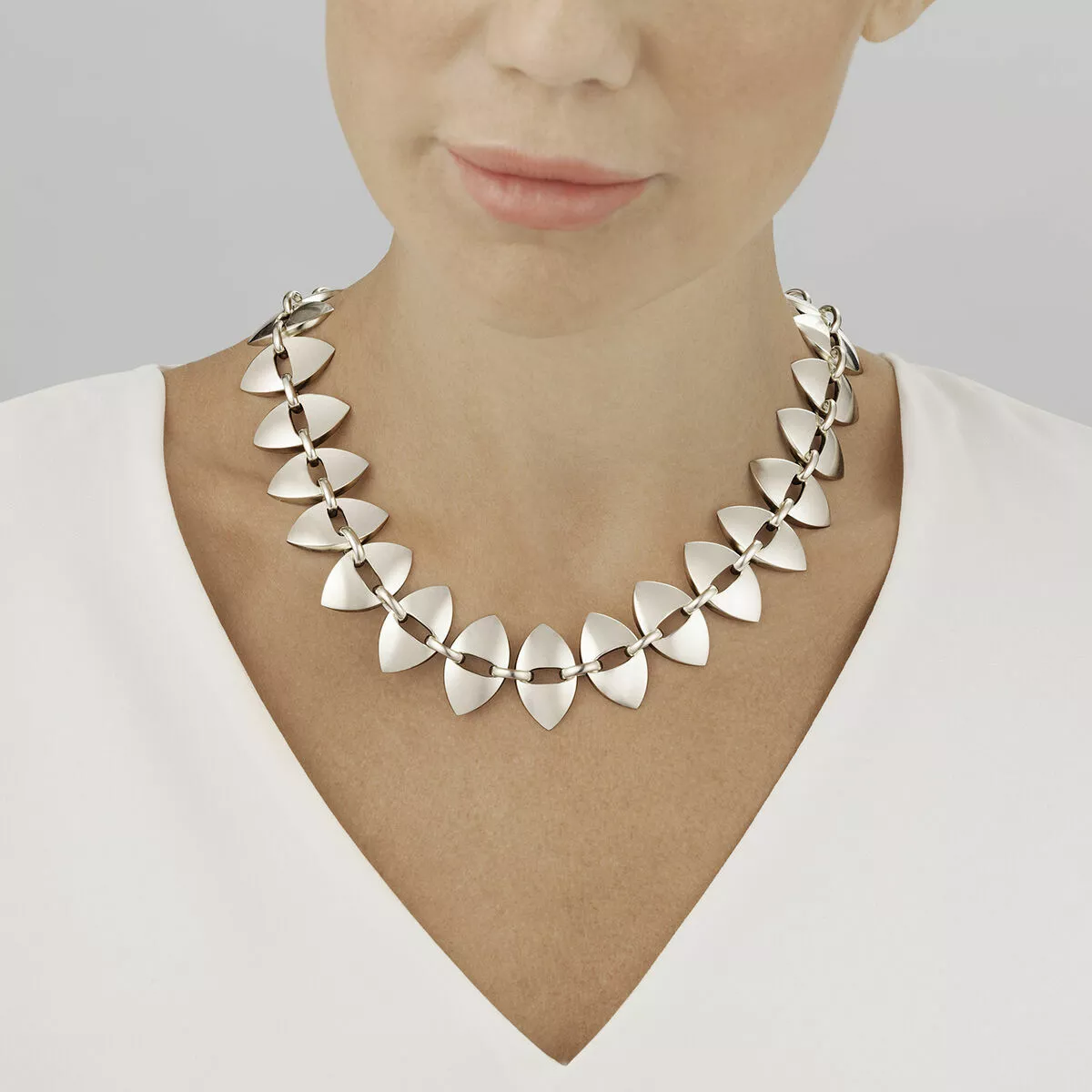 Georg Jensen. Sterling Silver Necklace #106 - Nanna Ditzel.