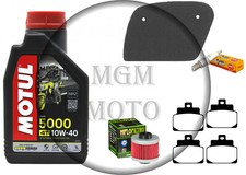 KIT TAGLIANDO APRILIA LEONARDO 125/150  MOTUL 10W40, FILTRI,PASTIGLIE,CANDELE