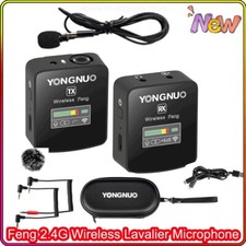 YONGNUO FENG Wireless Lavalier Microphone 2.4G For Camera Tablet Smartphone