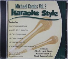 Michael Combs Volume 2 Christian Karaoke Style NEW CD G Daywind 6 Songs