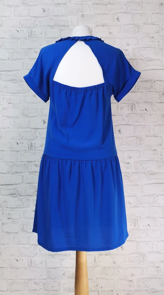 see U soon Damen kurzarm Kleid königblau Größe S 411-1377 - Bild 4 von 4