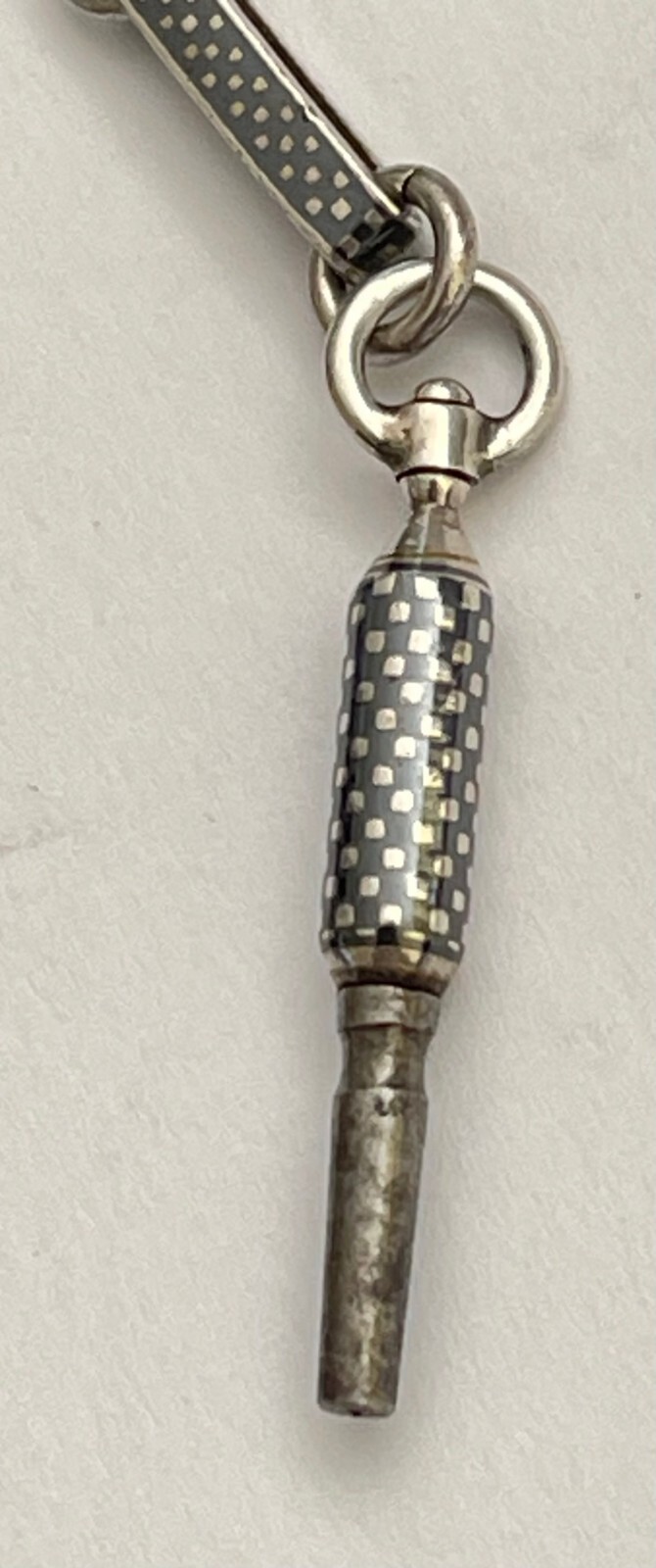 Antique Pocket Watch Solid Silver & Enamel Full S… - image 6