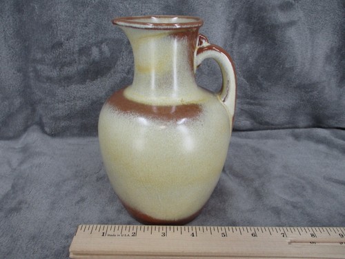 Frankoma Pottery Pitcher #8 Dessert Sand Glaze Clay 6.5" Tall Vintage - Picture 6 of 14