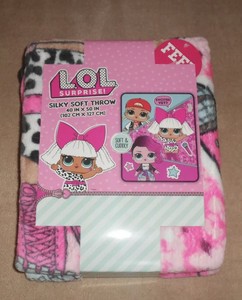 NEW, LOL SURPRISE SILKY SOFT THROW BLANKET, 40 X 50 73558768548 | eBay