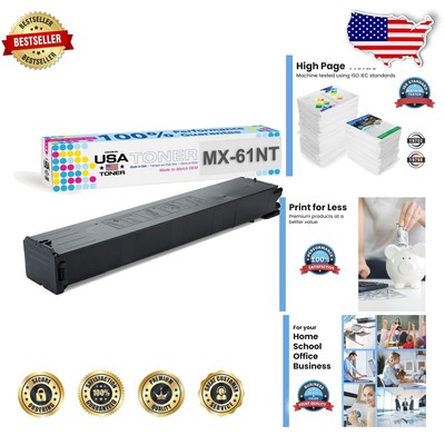 Eco-Friendly High Yield Replacement Toner for Sharp MX Series - 40,000 Pages