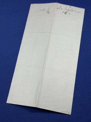 1868 Receipt Joseph Nickerson SHIP CHANDLER, Boston Anchors, Chains, Sail Cloth - Picture 7 of 7
