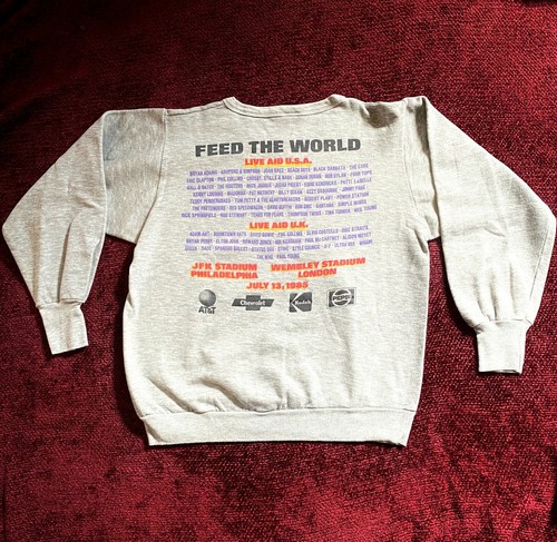MADONNA MINT 1985 LIVE AID PROMO SWEATSHIRT NEW HOLIDAY INTO THE GROOVE PEPSI LP - Picture 11 of 11