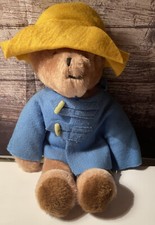 1975 PADDINGTON TEDDY BEAR 14 EDEN TOYS PERU ENGLAND COAT YELLOW HAT VINTAGE