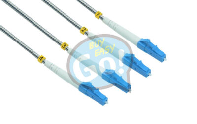 Field Outdoor LC-LC UPC 150M 4 9/125Single Mode Fiber Patch Cord #F1