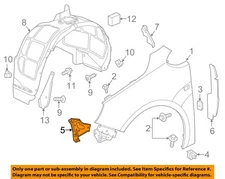 GM OEM 16-19 Cascada Fender Fender Components-Front Brace 13302329