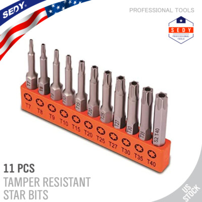11PC Torx Bit Set Quick Change Connect Impact Driver Drill