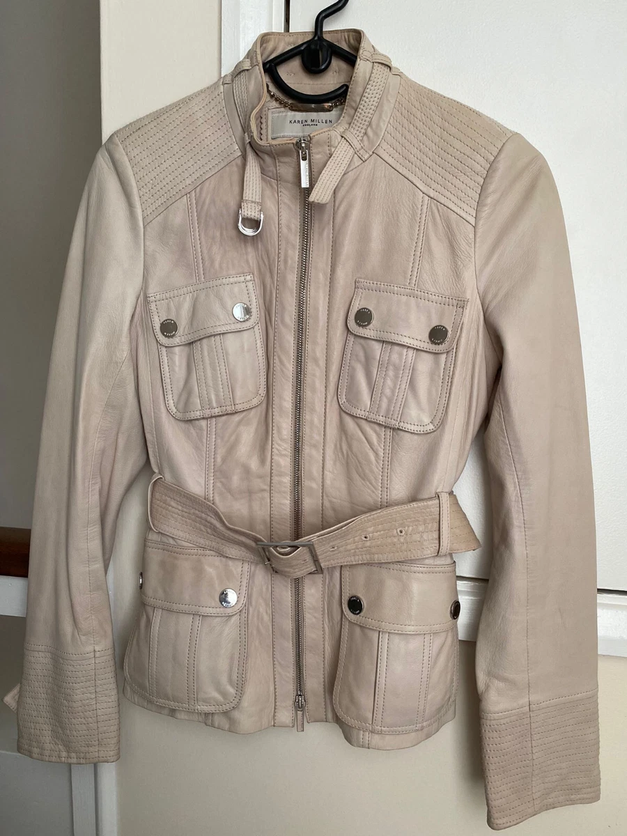 Karen millen cheap leather jacket