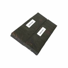 2 Pair,Gaboon Ebony Knife Handle Turning Lumber Blank Bookmatched 5"x1-1/2"x3/8"