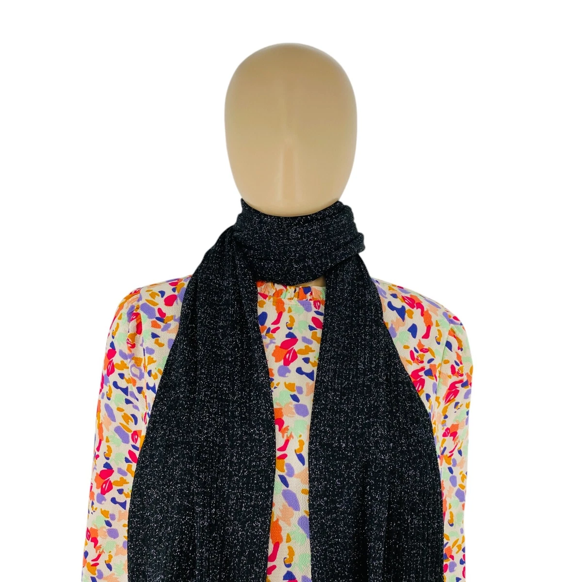 Écharpe Twin-Set Femme – Modèle Viola Multicolore, Référence 241TA4620-00692, Neuve Avec étiquettes, Un Accessoire Chic Pour L'hiver Ou Les Soirées 🧣