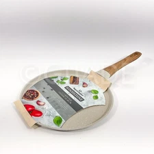 Natural Elements Woodstone Nonstick 11 In Crepe Pan Cookware Beige New