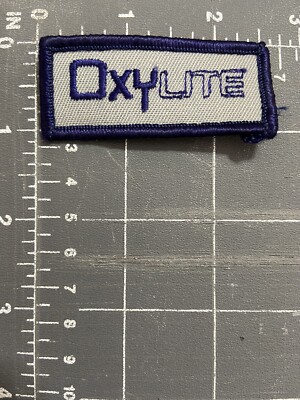 Vintage Oxylite Logo Patch Portable Oxygen System Ir3O2 ...