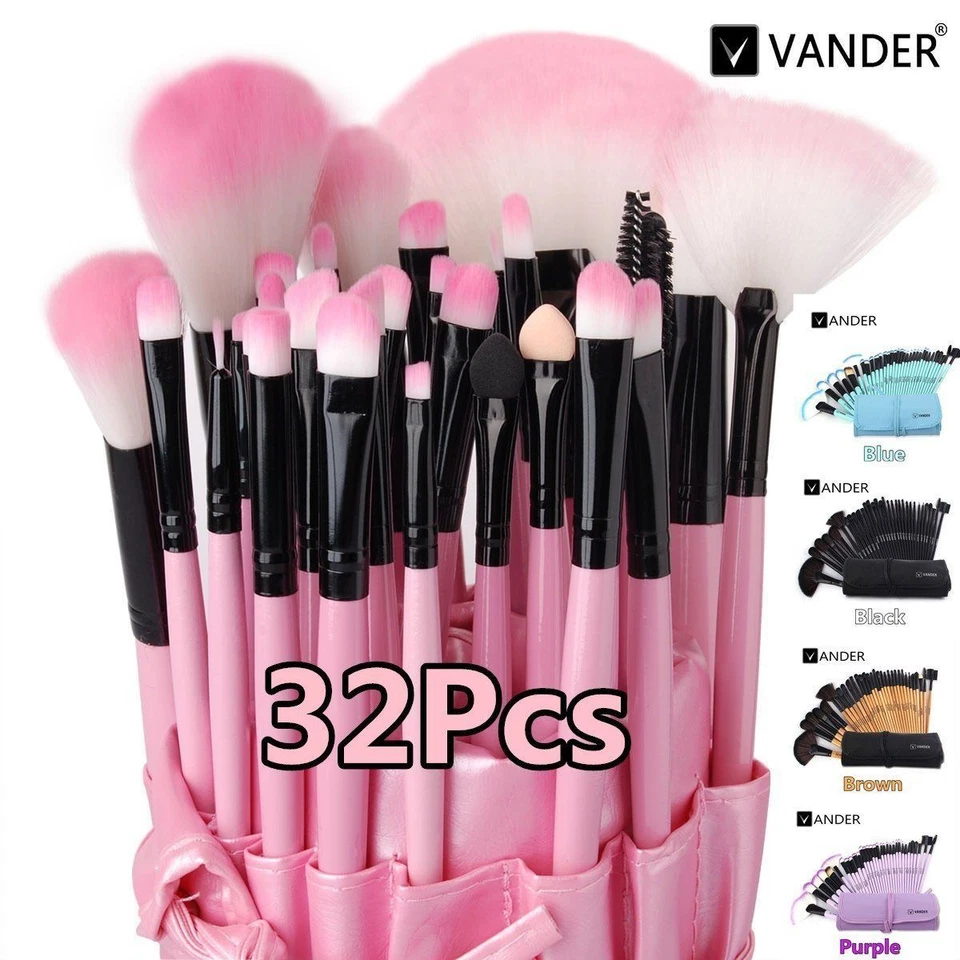Pro 32Pcs/Set conjunto de pinceles Makeup Brushes Cosmetic maquillaje brochas - Image 2 of 4