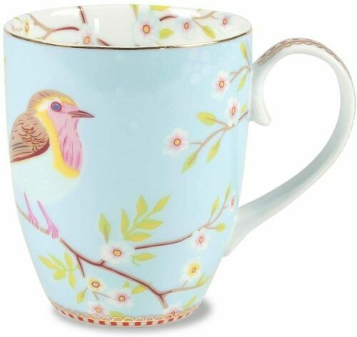 Lot 6 Tasses Harmonia D 12 - Motif Fleurs Bleues - Anciennes