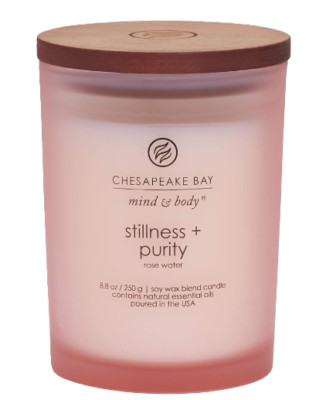 Chesapeake Bay Candle Scented Candle, Stillness + Purity - peony, rose, jasmine