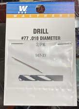 Walthers Hobby Tools: Drill Bits pack of 2 .018" 77 947-77