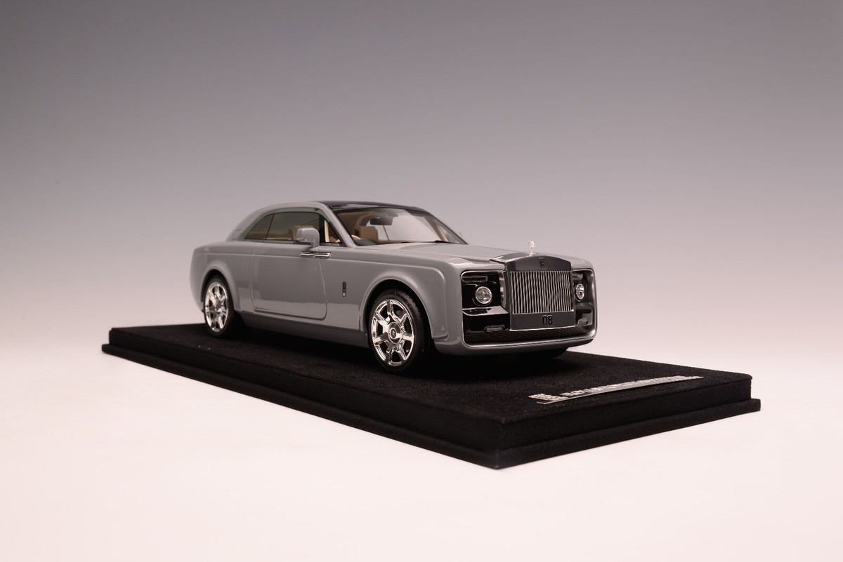 1/18 AB Models Rolls Royce Sweptail in Gray Base limited 30 pieces