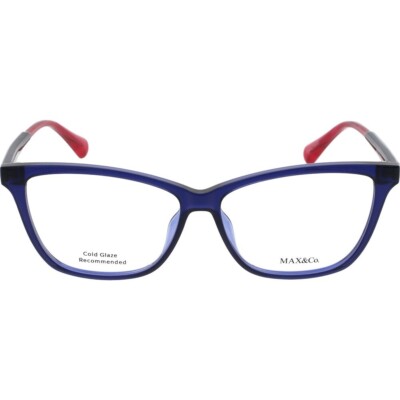 Max &Co MO5038 090 Blue Cat Eye Eyeglasses Optical Plastic Frame 56-13-140