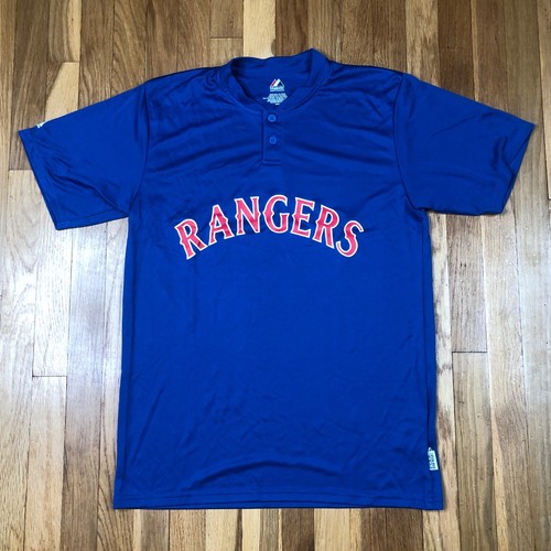 Majestic Rangers Shirt Mens Medium 