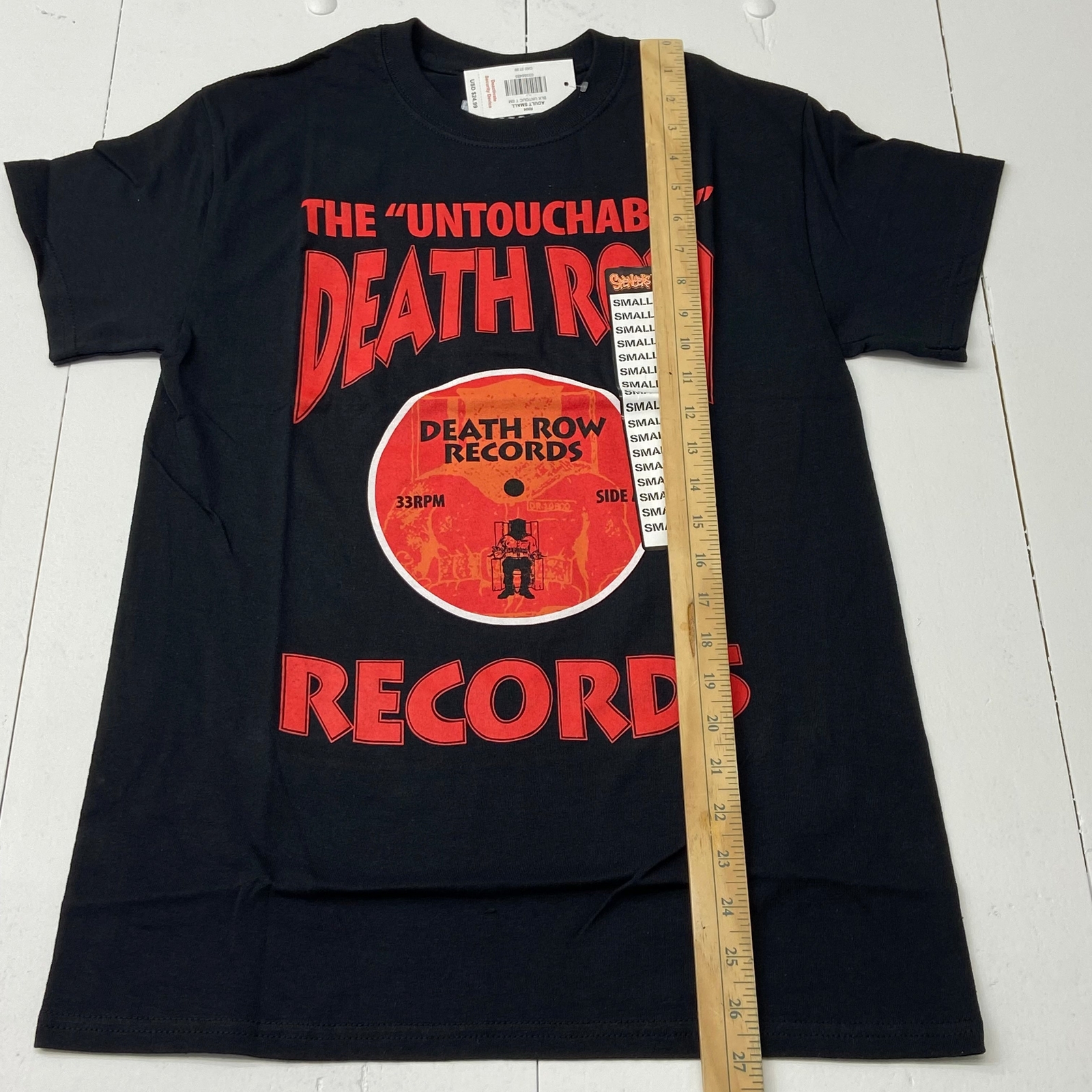 FILA T shirt manica corta Death Row Records nera The Untouchable Graphic taglia adulto
