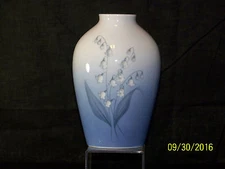 Vintage Royal Copenhagen Porcelain B&G Denmark Porcelain Floral Design Vase 