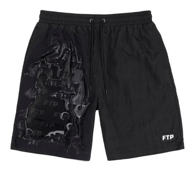 FTP Water Reactive Nylon Short Black Size Large L BRAND NEW FuckThePopulation
