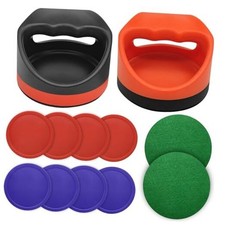 Air Hockey Pushers Air Hockey Pucks Paddles,Goal Handles Paddles Replacement