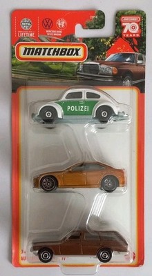 Matchbox - 2023 - 3-Pack - ''Autobahn Express IV'' - OVP - HCL10
