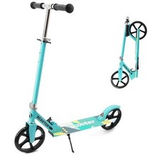 Kick Scooter for Ages 6 , Kids, Teens Adults. Max Load 240 LBS. 8IN Big Blue