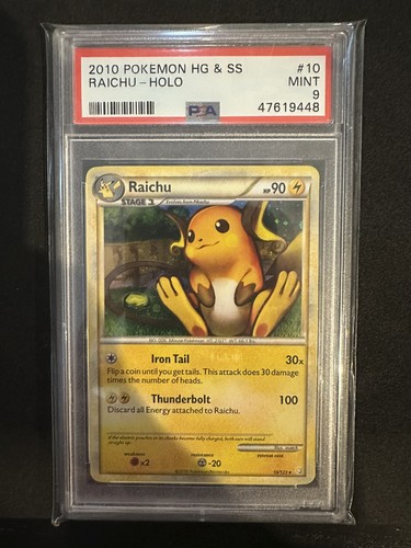Raichu graded PSA 9 for sale on eBay
